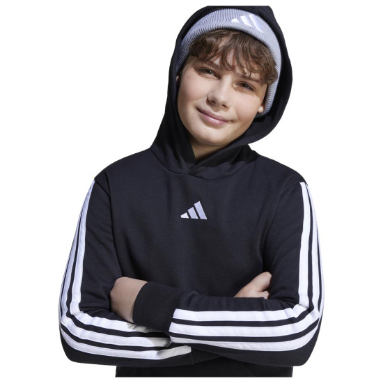 Adidas Παιδικό φούτερ Essentials 3-Stripes Fleece Hoodie Adidas Παιδικό φούτερ Essentials 3-Stripes Fleece Hoodie